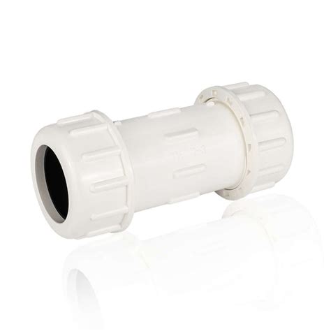 PVC Pipe Compression Coupling 1 1 2 Inch 的图像结果