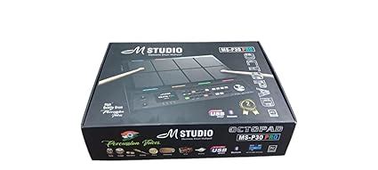 M-Studio MS-P30 PRO White Digital Percussion Octapad With New Indian ...