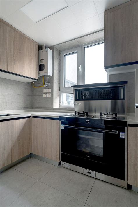 上海70平米房子厨房集成灶装修图片_装信通网效果图