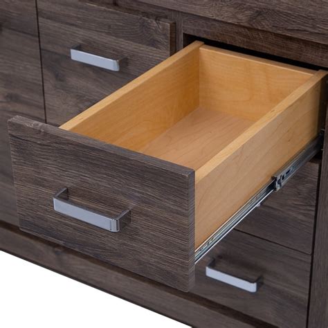 Diamond NOW Adler 30-in Vintage Oak Brown Woodgrain Single Sink ...