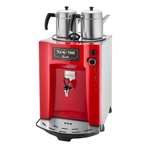 Remta DE11P Premium Jumbo Tea Maker, 2 Teapot, 23 L, Red Price