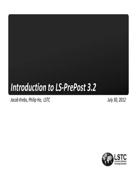 Image result for LS-PrePost API