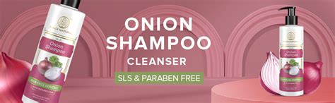Khadi Natural Onion Shampoo For Hair Fall Control SLS & Paraben Free