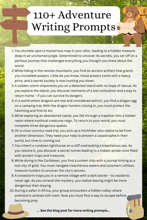 Adventure Story Writing Examples 的图像结果