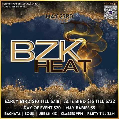 BZK Heat, 3550 Stevens Creek Blvd Suite 130, San Jose, 23 May to 24 May ...