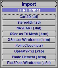 Image result for Importing Dat File into OpenVSP