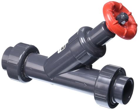 Spears 172A-010 PVC Schedule 80 True Union Y-Pattern Valves : Amazon.in ...