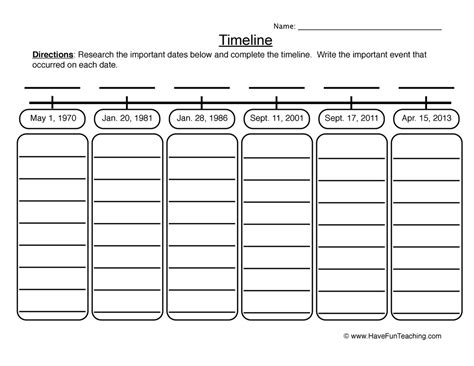 Timeline Worksheet 的图像结果