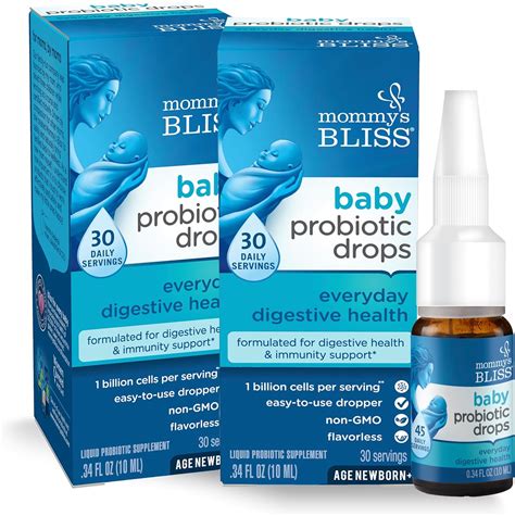 Amazon.com: Mommy's Bliss Baby Probiotic Drops, Daily Gas, Constipation ...