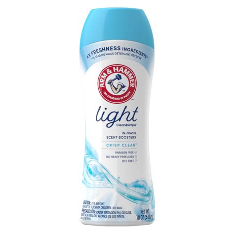 ARM & HAMMER Light Laundry In-Wash Scent Booster, Crisp Clean Scent