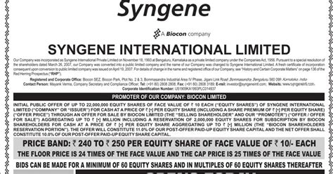 Twenty22-India on the move: Syngene's IPO