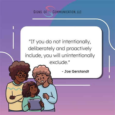 Intentional Exclusion Disability and Inclusion Quote Joe Gerstandt in ...