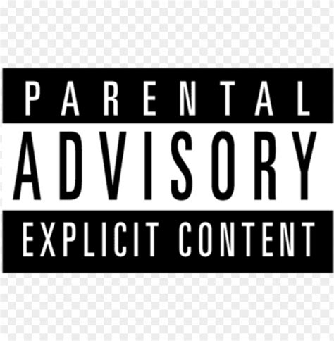 Free download | HD PNG parental advisory png white PNG transparent with ...
