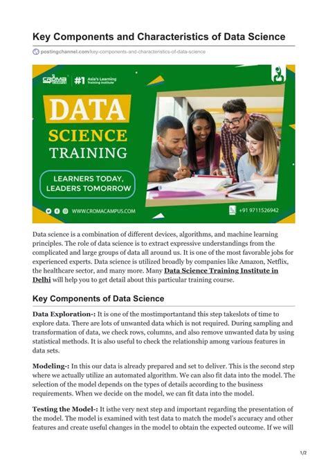 Image result for Key Components of Data Science