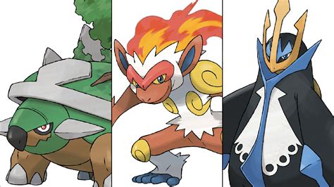 Pokemon Gen 4 Starters