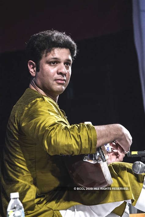 Anand Bhate performs during the SwarZankar Music Festival in Pune ...
