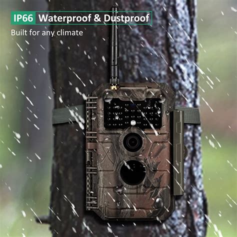 Buy GardePro E6 Trail Camera WiFi 24MP 1296P Game Camera with No Glow ...