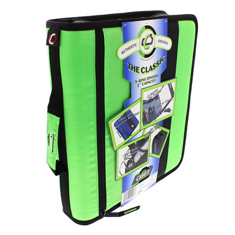 Case-It The Classic 2" Zipper Binder with Strap, Green - Shop Binders at H-E-B