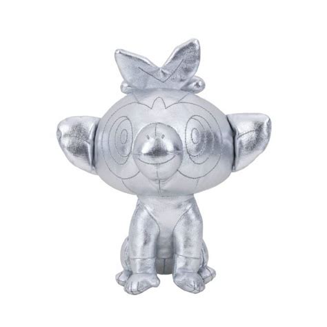 Pokemon Grookey Silver Teddy - Pokémon plysj 382881 Shop - eurotoys.net