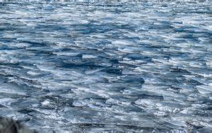 Wallpaper water, river, ice, relief, fragments hd, picture, image