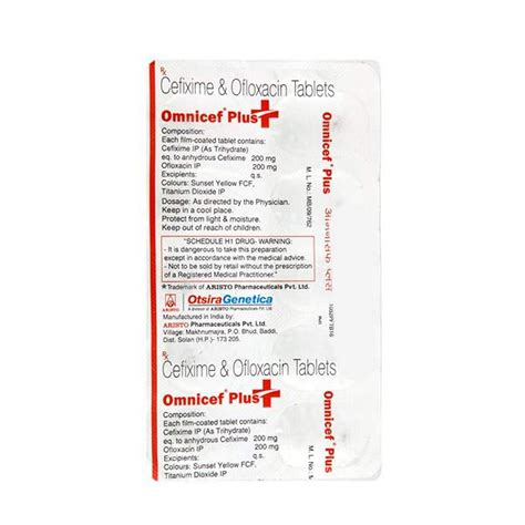 Omnicef Plus - Strip of 10 Tablets : Amazon.in: Health & Personal Care