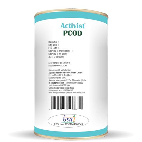 PCOD Tablets | Women Health Supplements | Activist