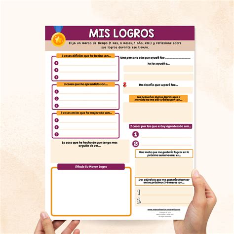 My Accomplishments Worksheet (Spanish Version) – Thermo Fit Guides