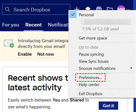 Image result for Drop Box New File Move To