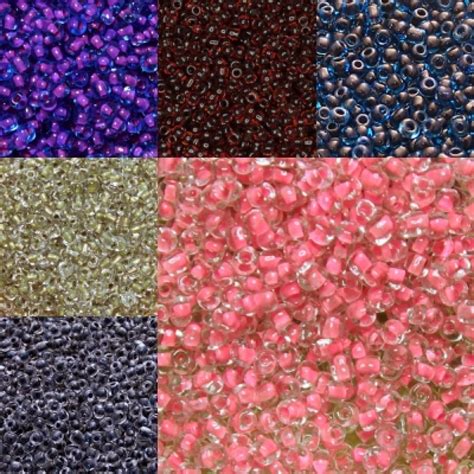 Margele de nisip miez colorat 2mm