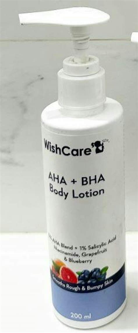 WishCare 10% AHA + 1% BHA – Glycolic + Lactic Acid Body Lotion