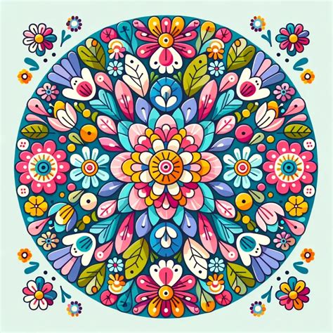 Flores mandalas para colorear e imprimir ️ | Minenito