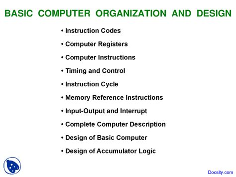 Image result for Basic Computer Organization and Design Mano