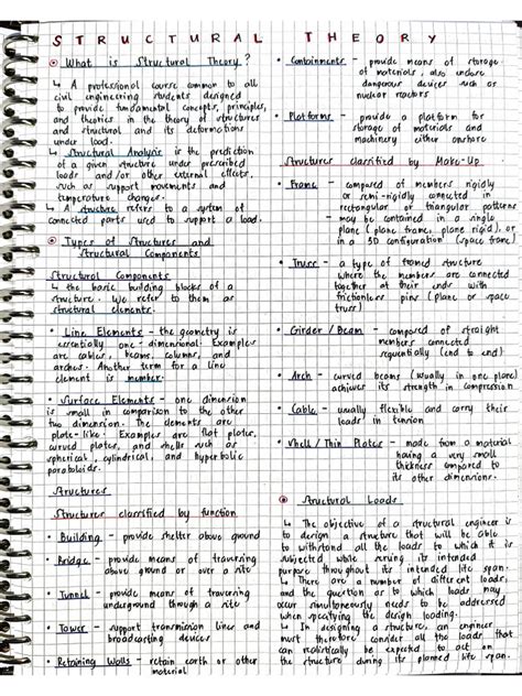 Image result for Structural Theory Notebook Design