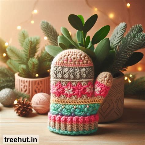 Christmas Crochet Mittens Ideas patterns and how to make them ...