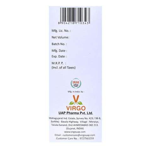 Virgo Acineutra Liquid (200 ml) (100 ml X 2) – Uniherbs India