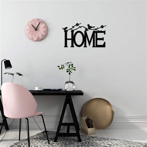 Buy Indefree Wall Sculptures Home Decor Home Sign - Black Wall Decor ...