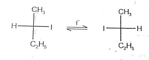 Optically active 2-iodo butane on treatment with `NaI` in acetone gives ...