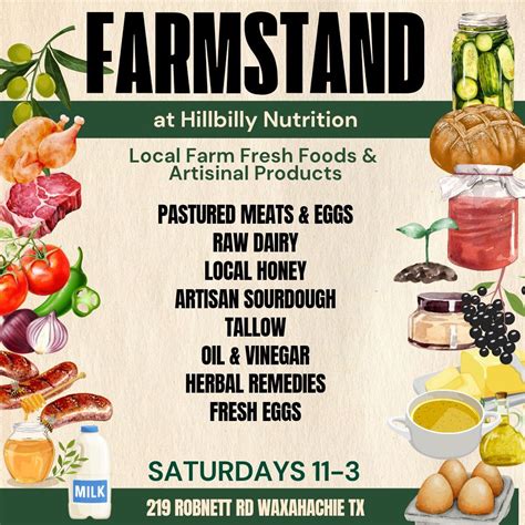 Hillbilly Nutrition Farm Store, Hillbilly Nutrition, Waxahachie, 17 May ...