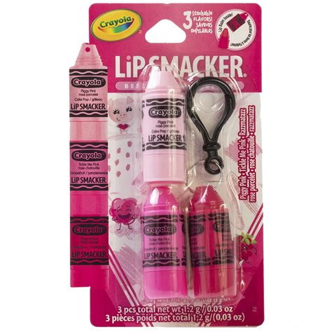 Lip Smacker Crayola Crayon Stackable Flavored Clear Balm Pink, Pinks, 0 ...