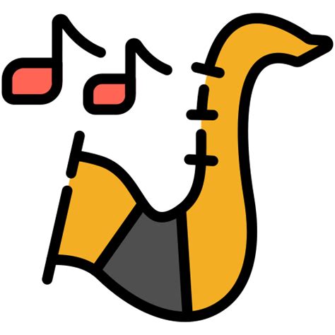 Saxophone - Free music and multimedia icons