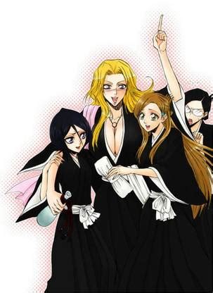 Athah Anime Bleach Rangiku Matsumoto Rukia Kuchiki Orihime Inoue Nanao ...