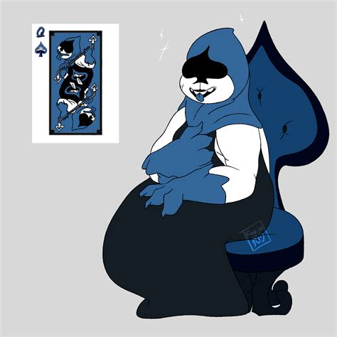 (Deltarune) Queen of Spades by Foziz105 on DeviantArt