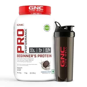 GNC Pro Performance Beginner's Protein | 1 KG (2.2 LBS) | Cookies ...