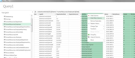 Image result for Parameter Query for DBC Power Query