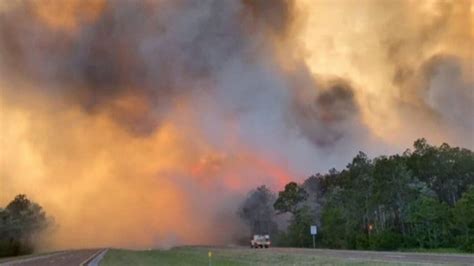 Florida wildfires force 1,600 to evacuate outside Pensacola, interstate ...