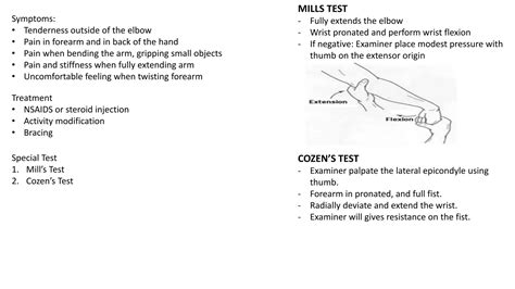 TENNIS ELBOW SPECIAL TEST - REHABILITATION | PPTX