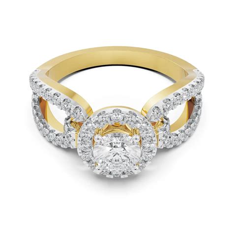 Buy Hailey Hoop Lab Diamond Engagement Ring Online – Emori