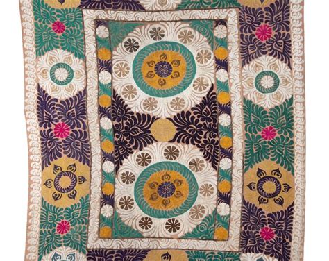 Vintage Suzani From Tajikistan, Central Asia, 1970s, 157 X 196 Cm / 5'3 ...