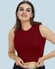 Buy Maroon Tops for Women by Berrybird Online | Ajio.com