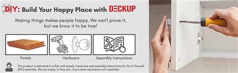 DeckUp Cove Engineered Wood Book Shelf and Display Unit Cabinet (2 ...